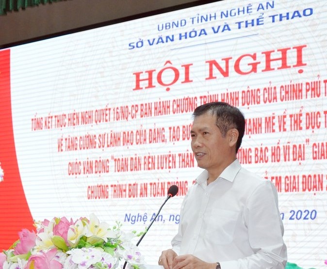 Nghệ An: Tổng kết Cuộc vận động “Toàn dân rèn luyện thân thể theo gương Bác Hồ vĩ đại” giai đoạn 2012 - 2020